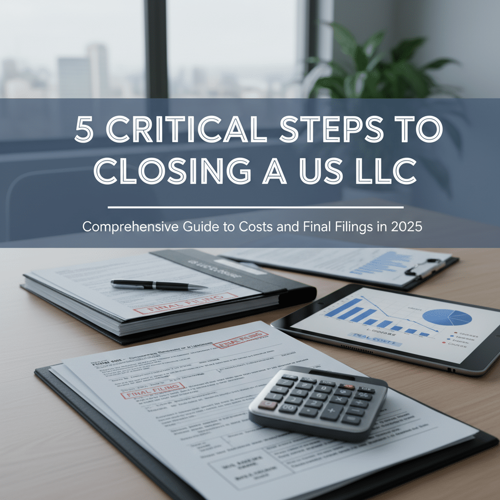 5 Critical Steps to Closing a US LLC: Comprehensive Guide to Costs and Final Filings in 2025