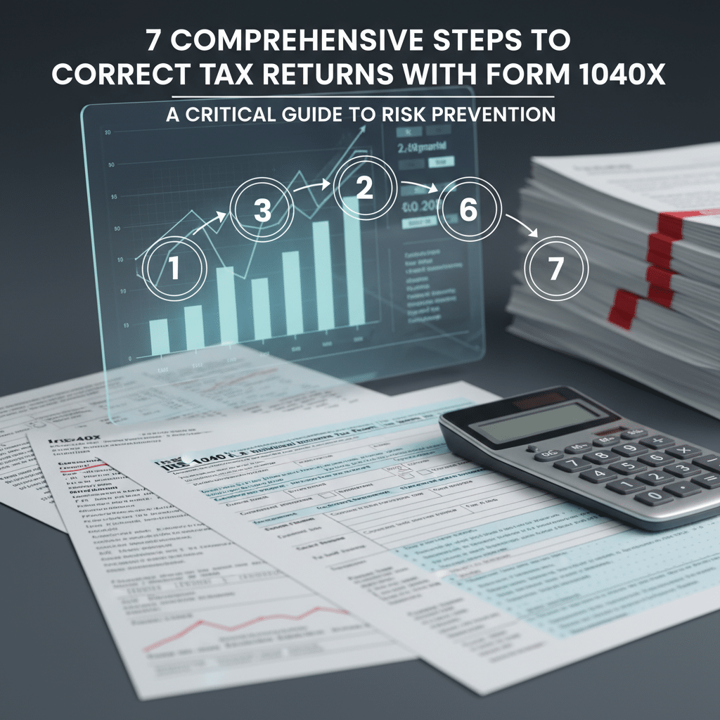 7 Comprehensive Steps to Correct Tax Returns with Form 1040X: A Critical Guide to Risk Prevention