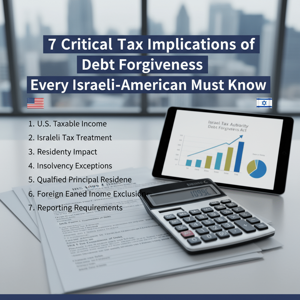 7 Critical Tax Implications of Debt Forgiveness Every Israeli-American Must Know