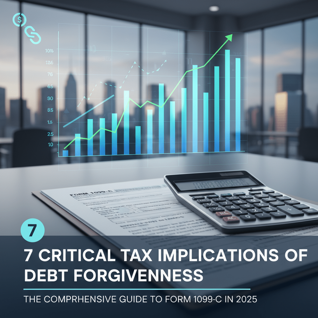 7 Critical Tax Implications of Debt Forgiveness – The Comprehensive Guide to Form 1099-C in 2025