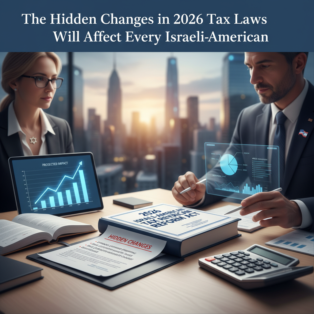 The Hidden Changes in 2026 Tax Laws That Will Affect Every Israeli-American