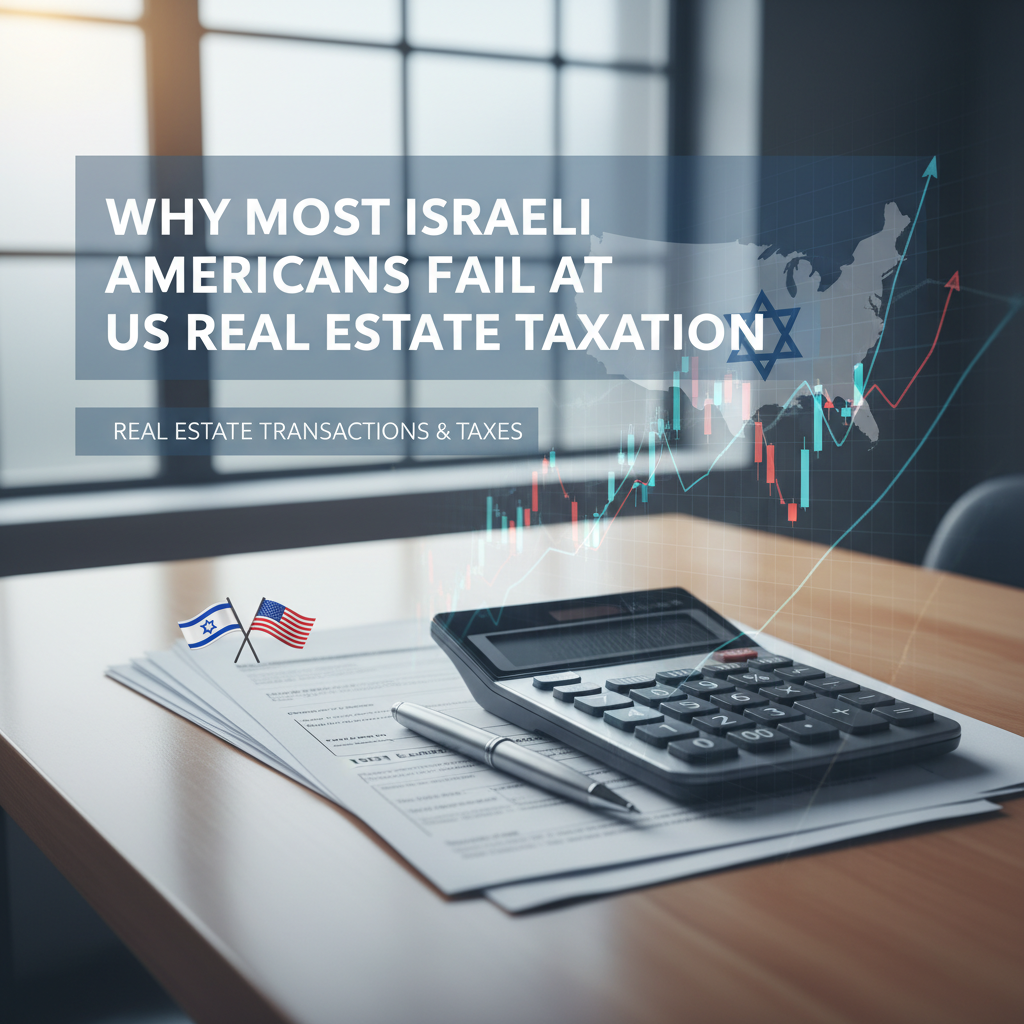 Why Most Israeli Americans Fail at US Real Estate Taxation