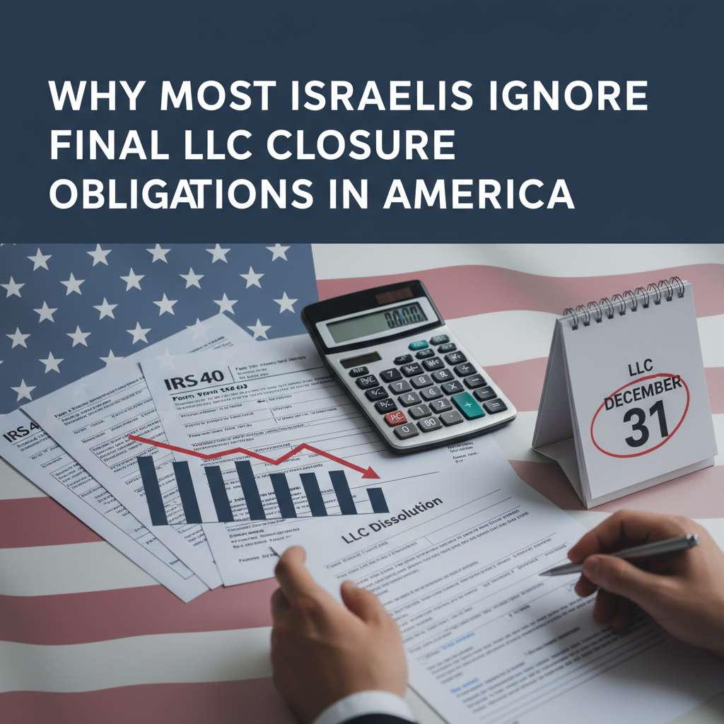 Why Most Israelis Ignore Final LLC Closure Obligations in America